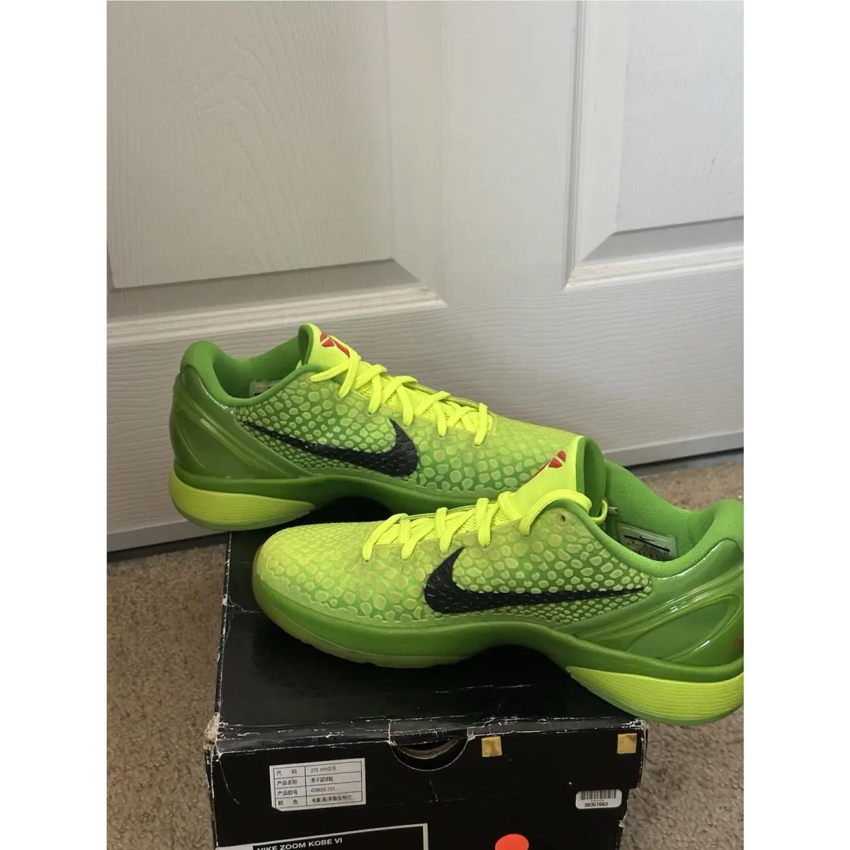 Nike shoes - Nike Zoom Kobe 6 - Zoom Kobe - 429659-701 - Green, Manufacturer: Volt/Black/Green Apple/Crimson (UPC: 0883212127440) 2