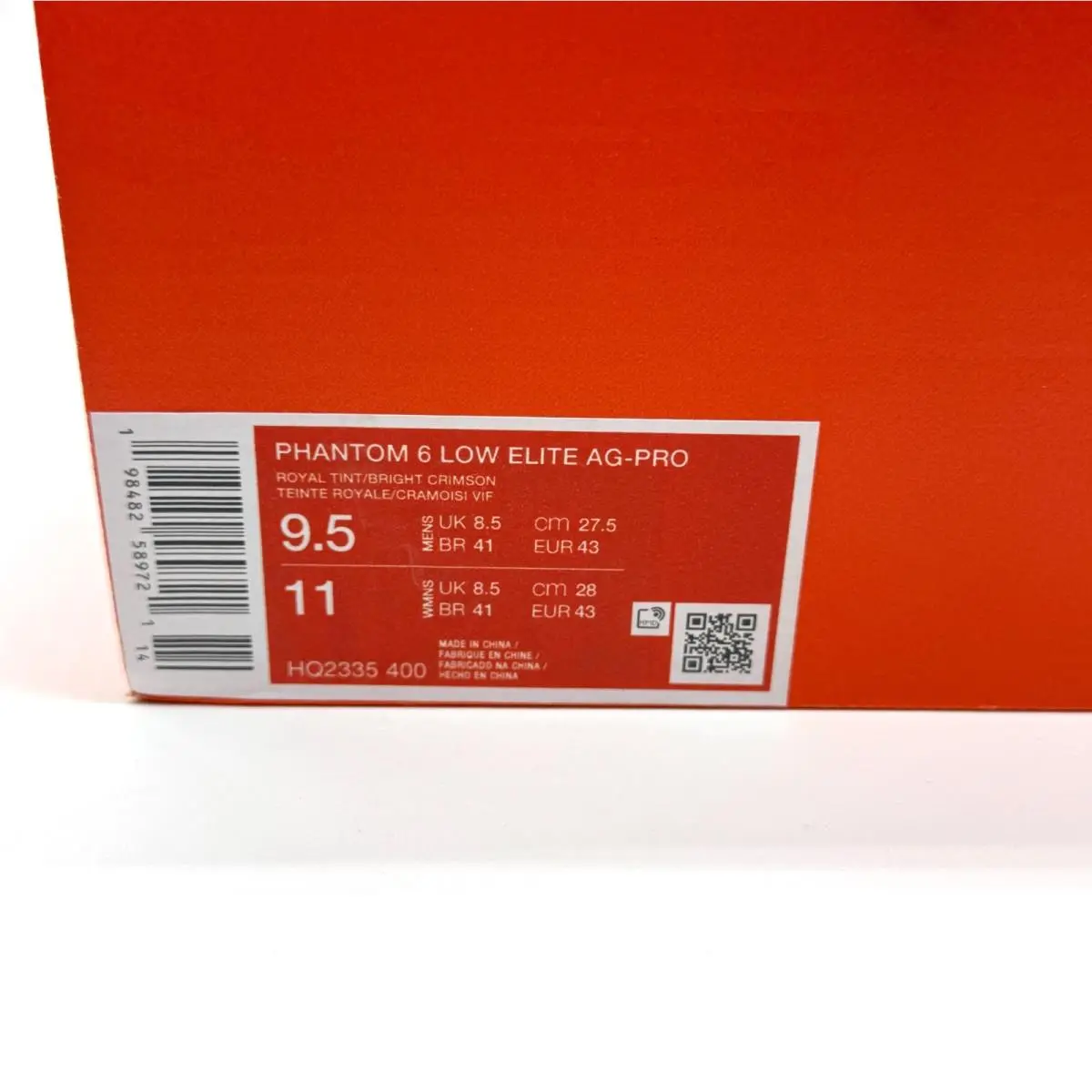 Nike shoes - Nike Phantom 6 Low Elite AG-Pro - HQ2335-400 - Blue (UPC: 198482589721) 9