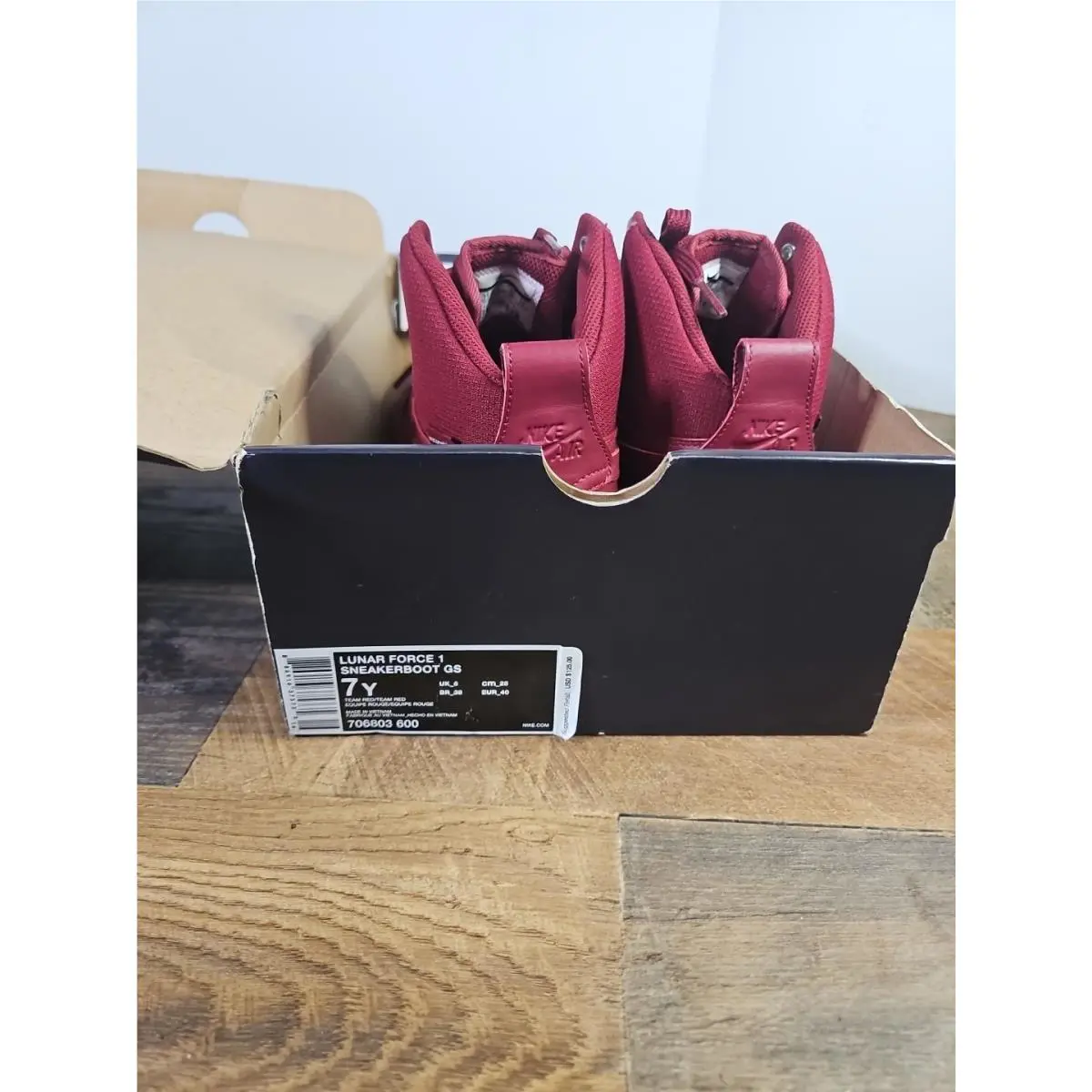 Nike shoes - Nike Lunar Force 1 - Lunar Force - 706803-600 - Red 4
