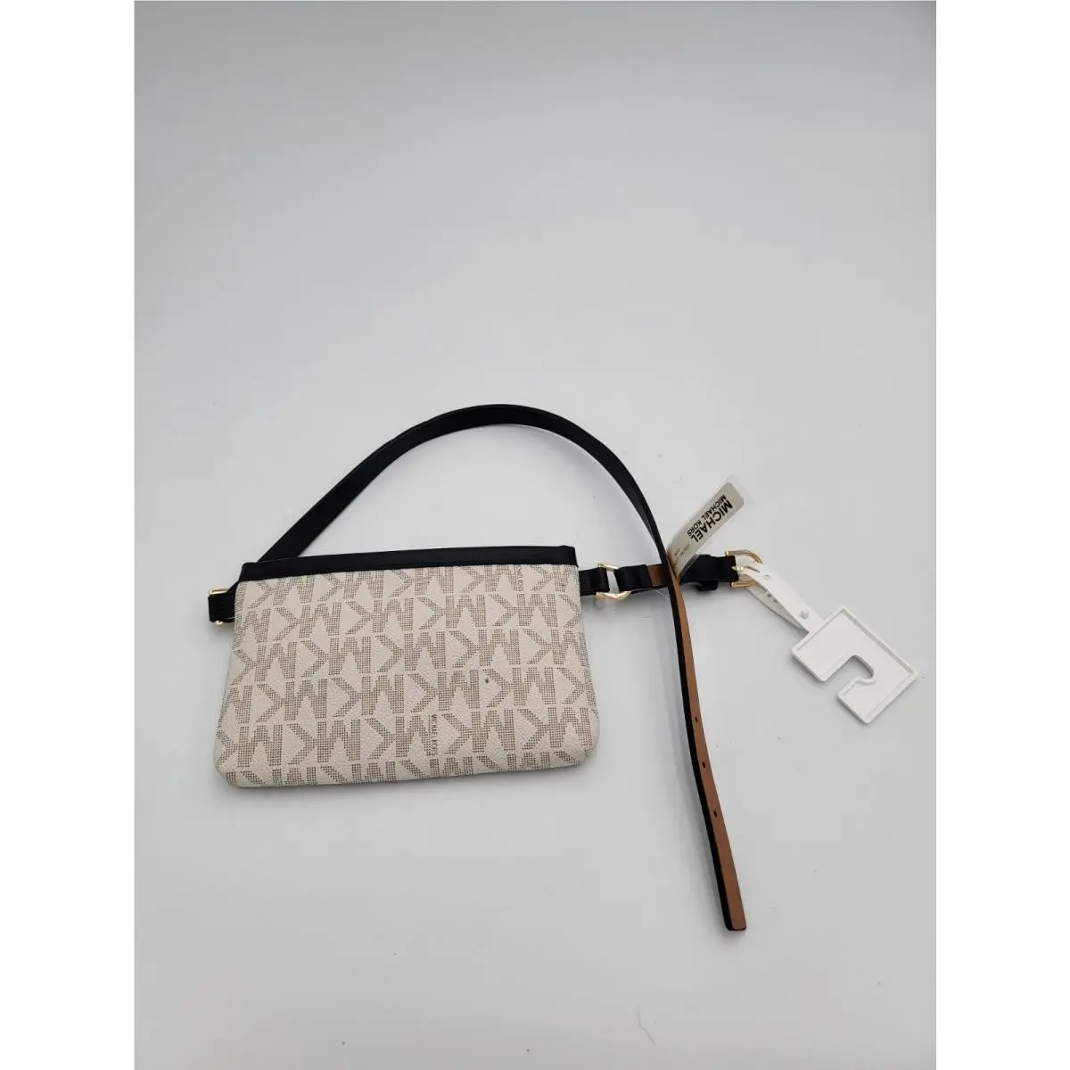 Michael Kors Women`s Silver/white Fanny Pack Bag Size M
