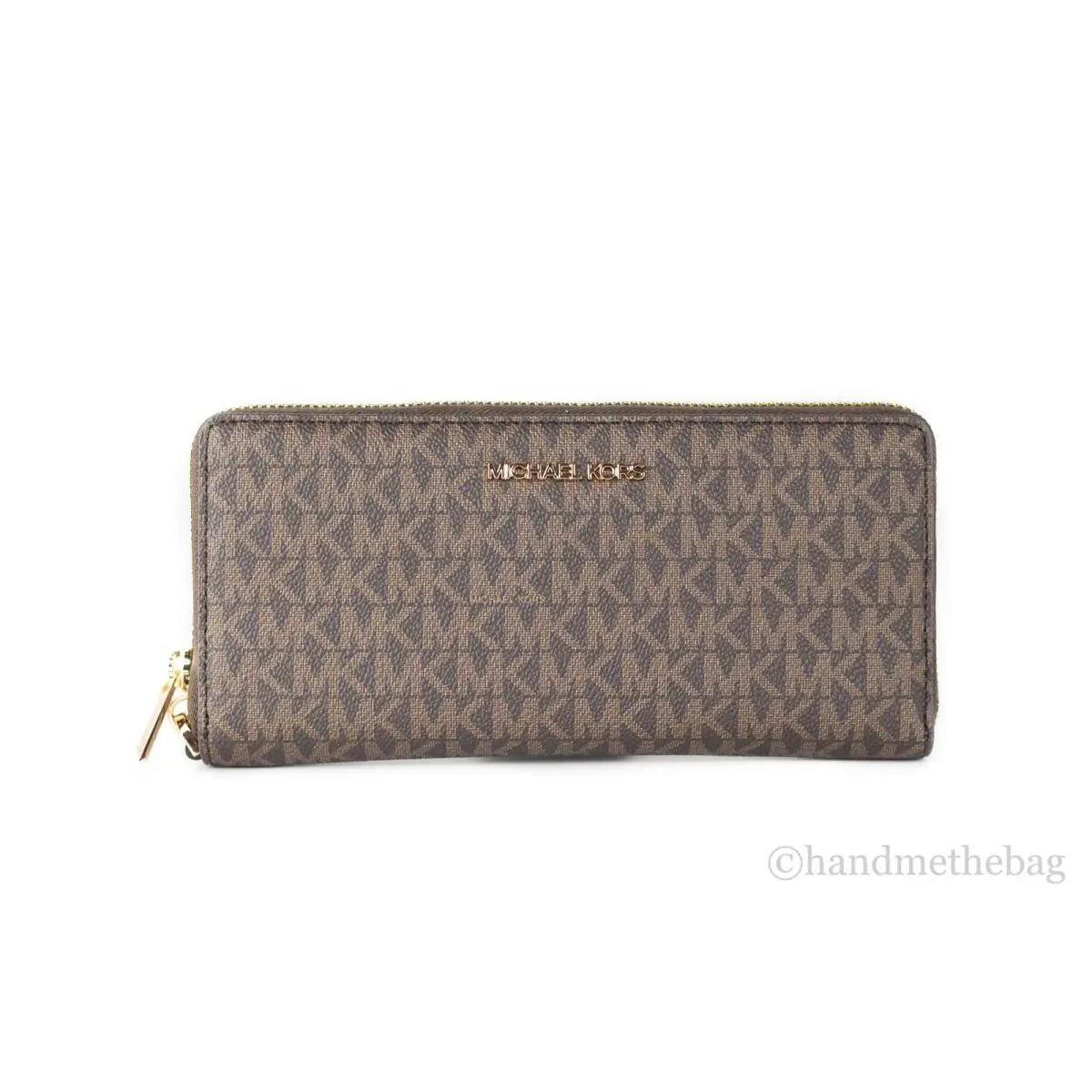Michael Kors Leather Continental Wrist Wallet
