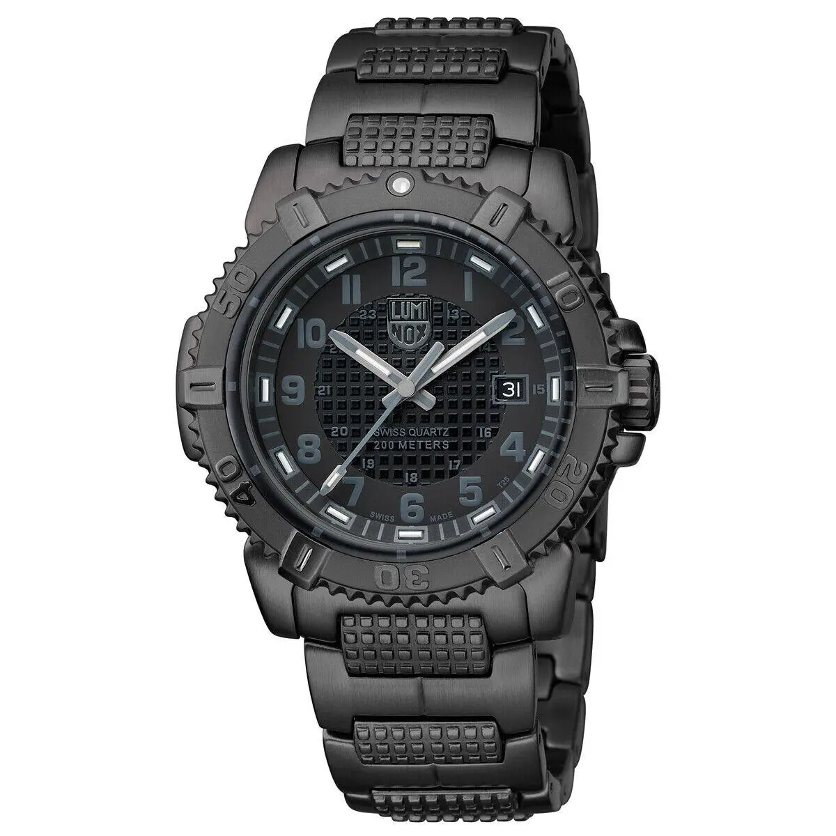 Luminox Modern Mariner Black Pvd Sapphire Stainless Steel Men`s Watch XS.6252.BO
