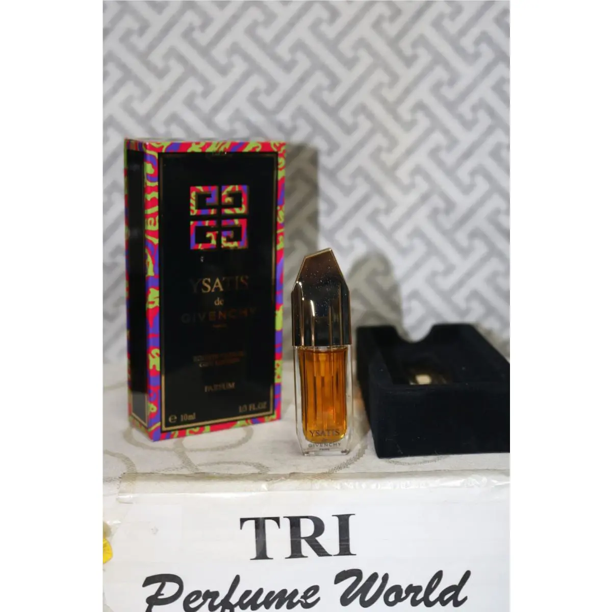 Ysatis DE Givenchy Pure Parfum Spray 1/3 Fl. Oz. Vintage Rare 10 ml
