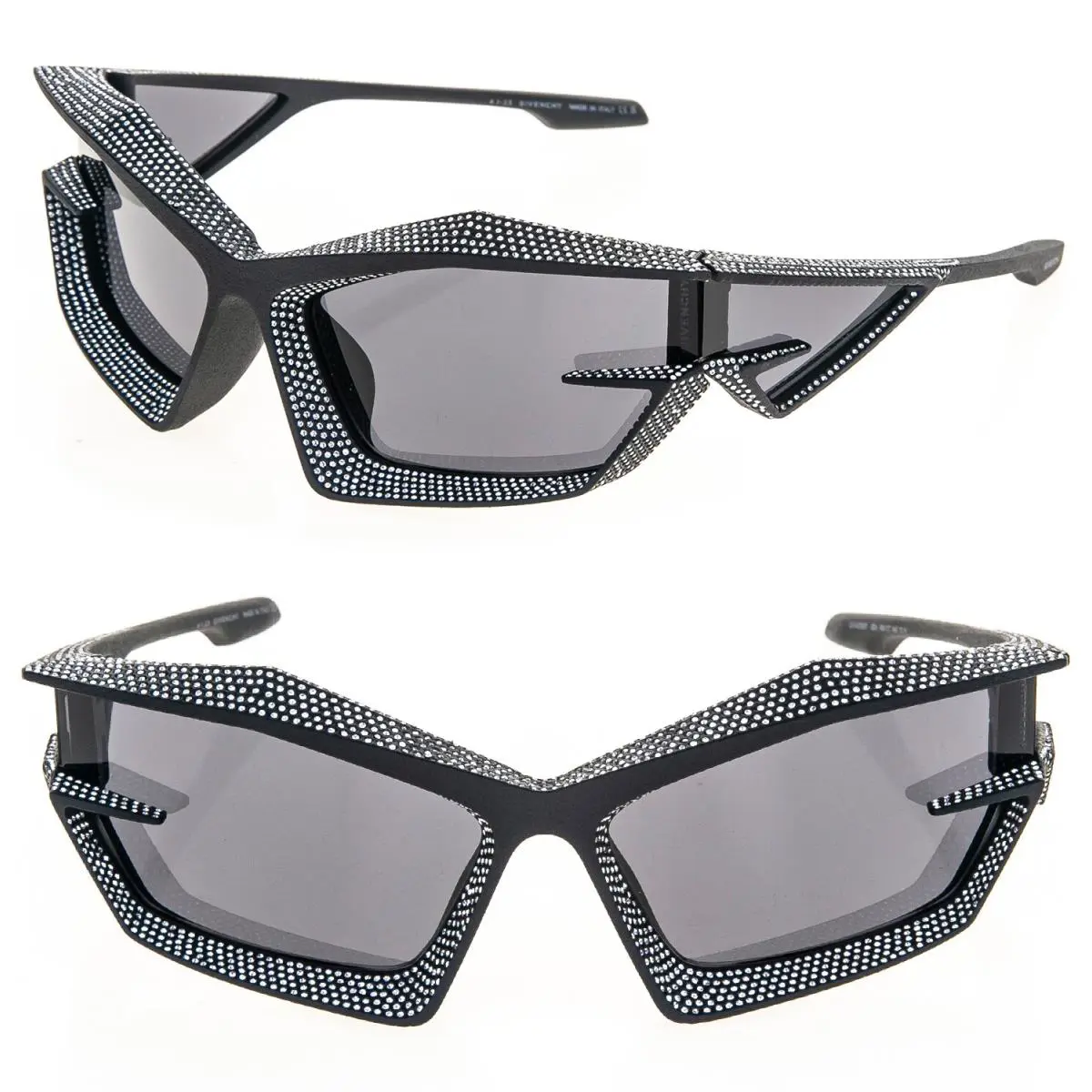 Givenchy Giv Cut 40082 Matte Black Strass Runway Unisex GV40082I Sunglass 40049