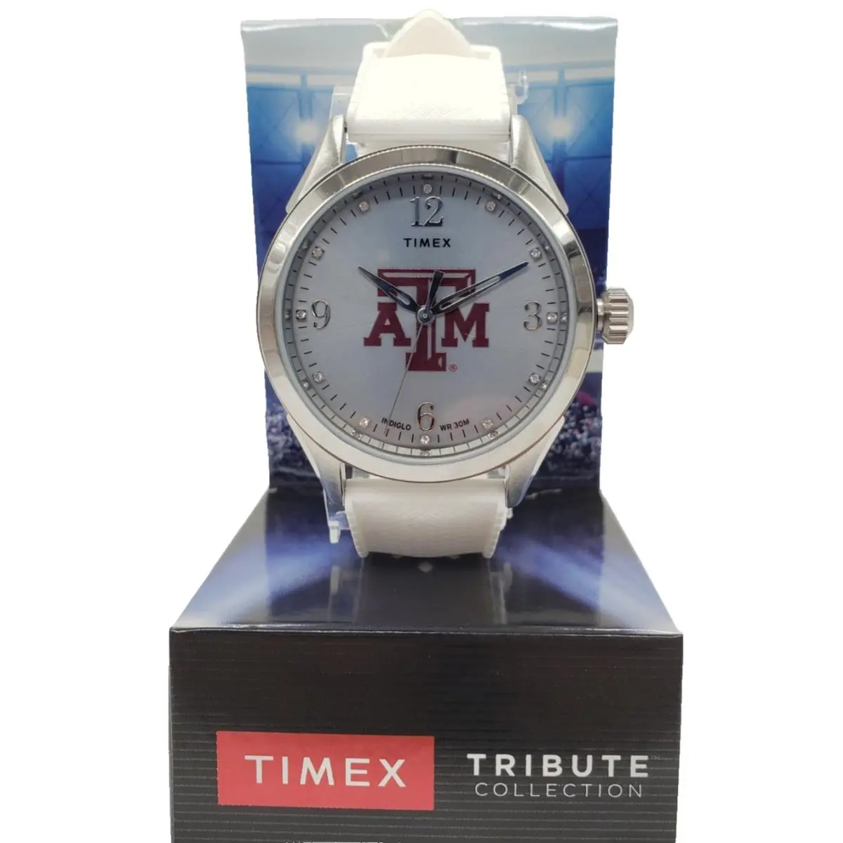 Tribute Collegaite Ncaa Texas A M University Unisex Watch Twzutamwb by Timex
