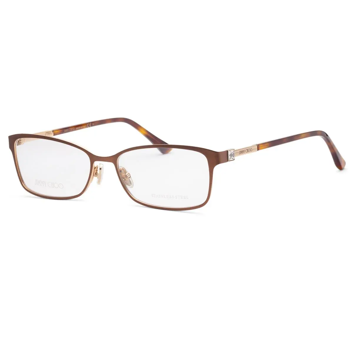Jimmy Choo Women`s 54mm Brown Opticals JC288-009Q-00