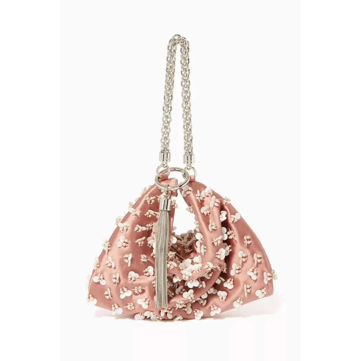 Jimmy Choo Callie Satin w/ Pearl Bag