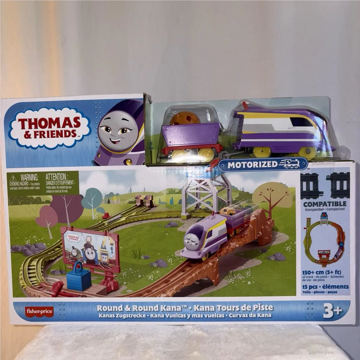 Thomas Friends Motorized Round Round Kana Rare Find
