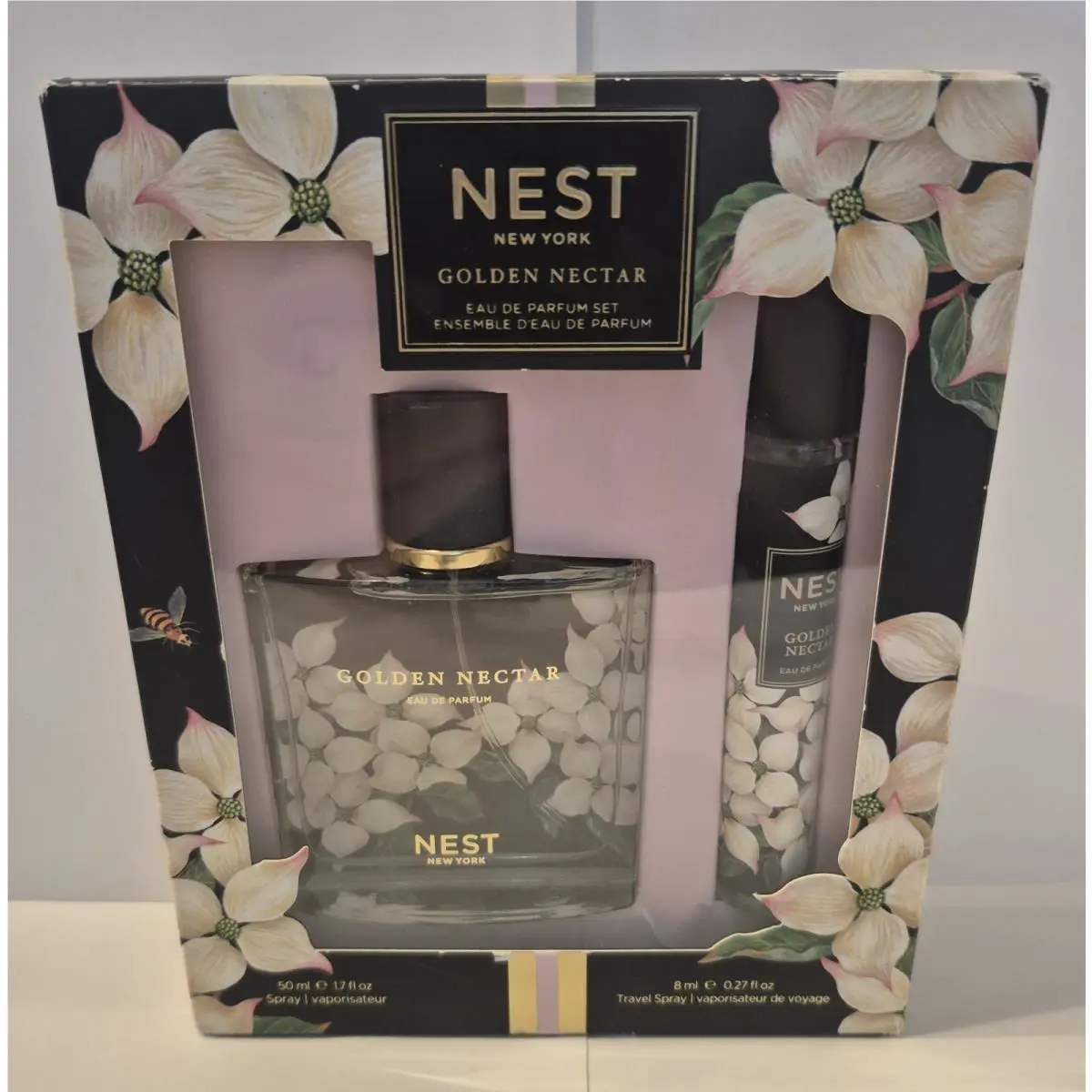 Nest York Golden Nectar Set 1.7 oz Edp Spray 0.27 oz Travel Spray