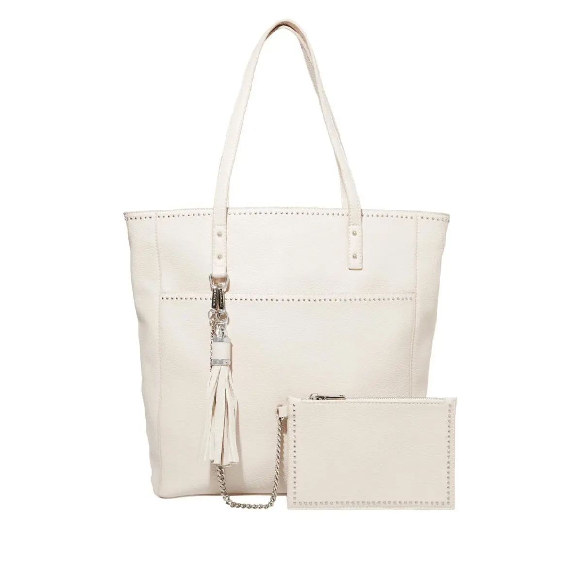 Steve Madden Cream Kay Tote Bag