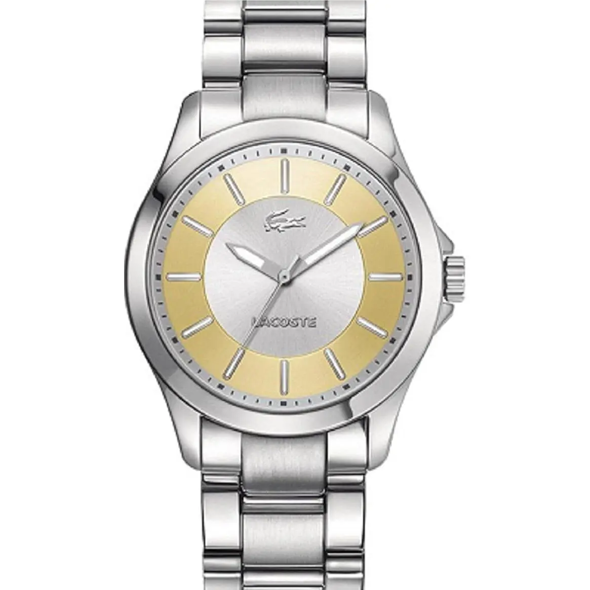 Lacoste Sofia Silver and Pink Dial Stainless Steel Ladies Watch 2000705