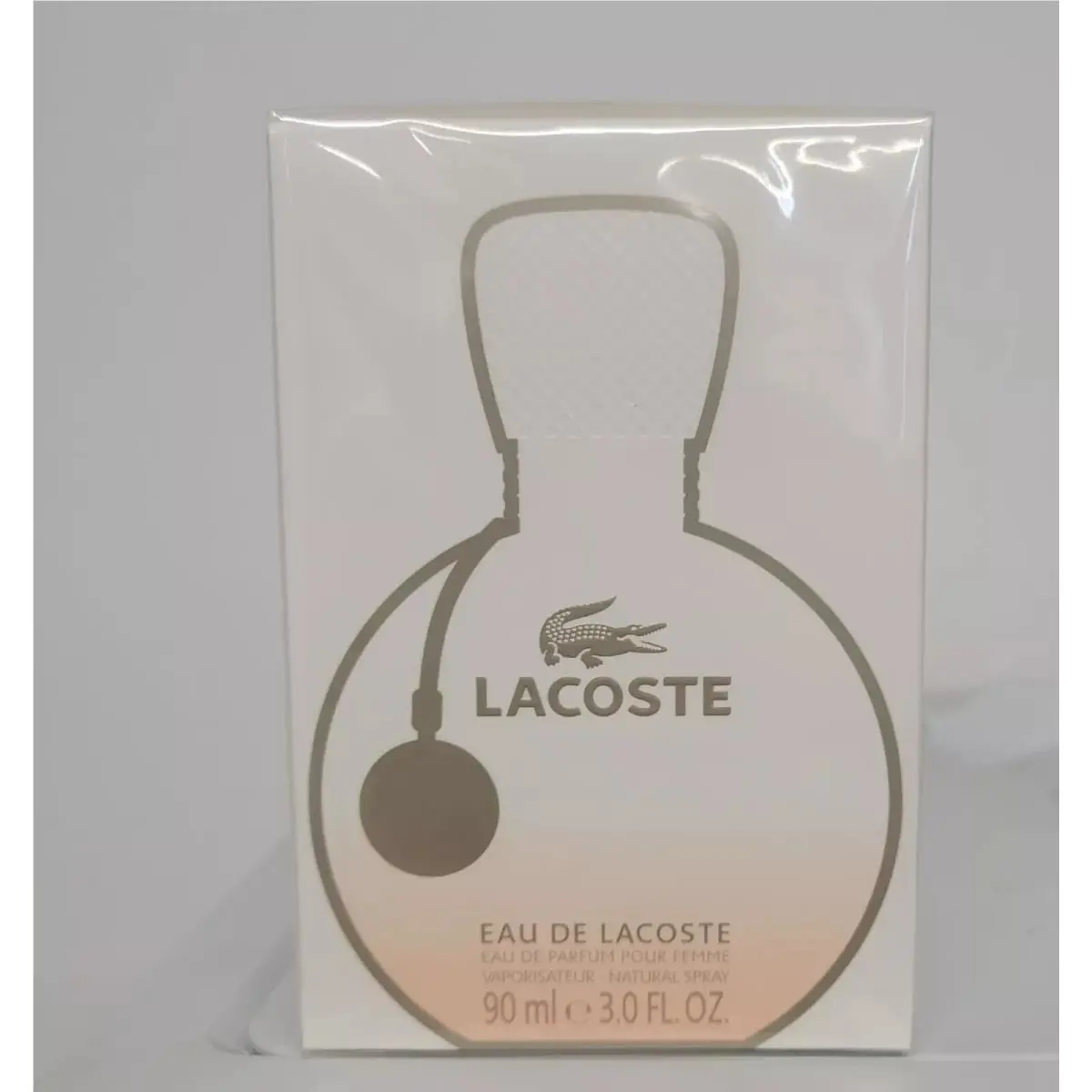 Eau De Lacoste by Lacoste 3.0oz Edp Spray Box For Women 1 Free Perfume