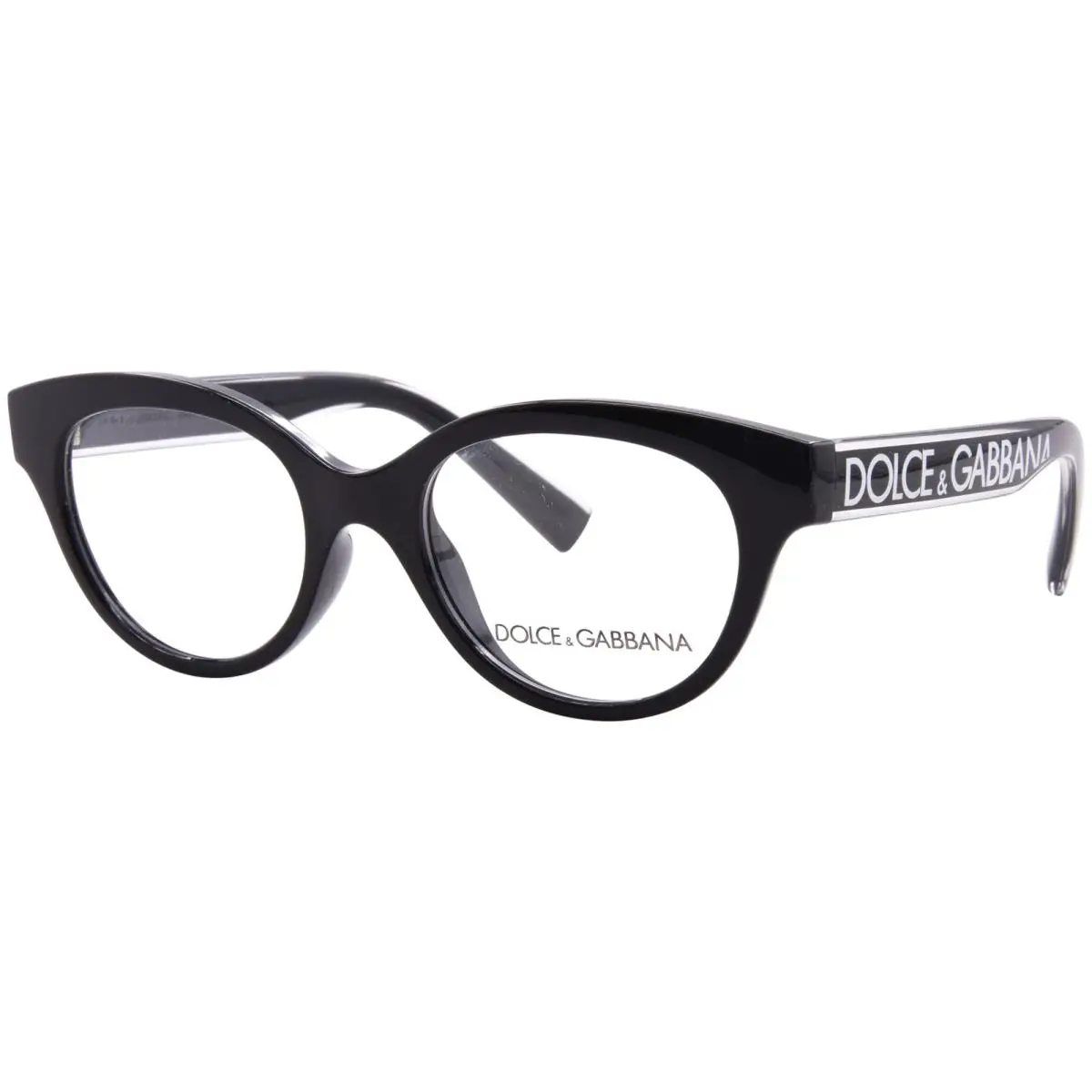Dolce Gabbana DX5003 501 Eyeglasses Youth Kids Girl`s Black Full Rim 48mm