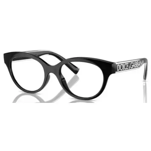 Dolce Gabbana DX5003 501 Eyeglasses Youth Kids Girl`s Black Full Rim 48mm