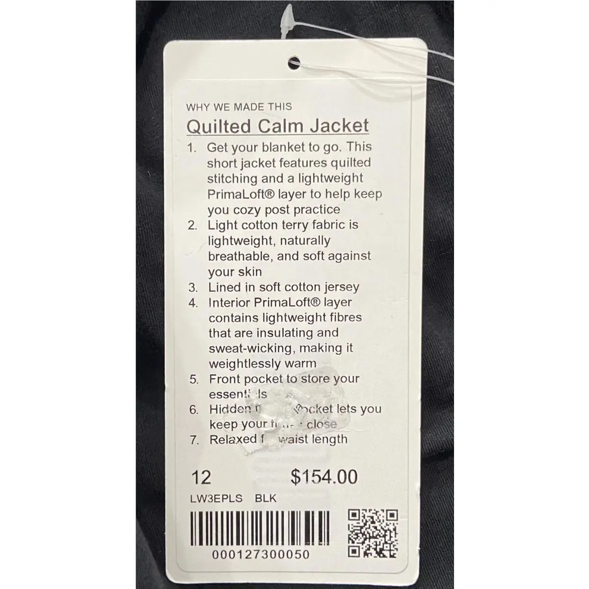 Lululemon clothing - Lululemon Quilted Calm Jacket - Quilted Calm Jacket - Black 6