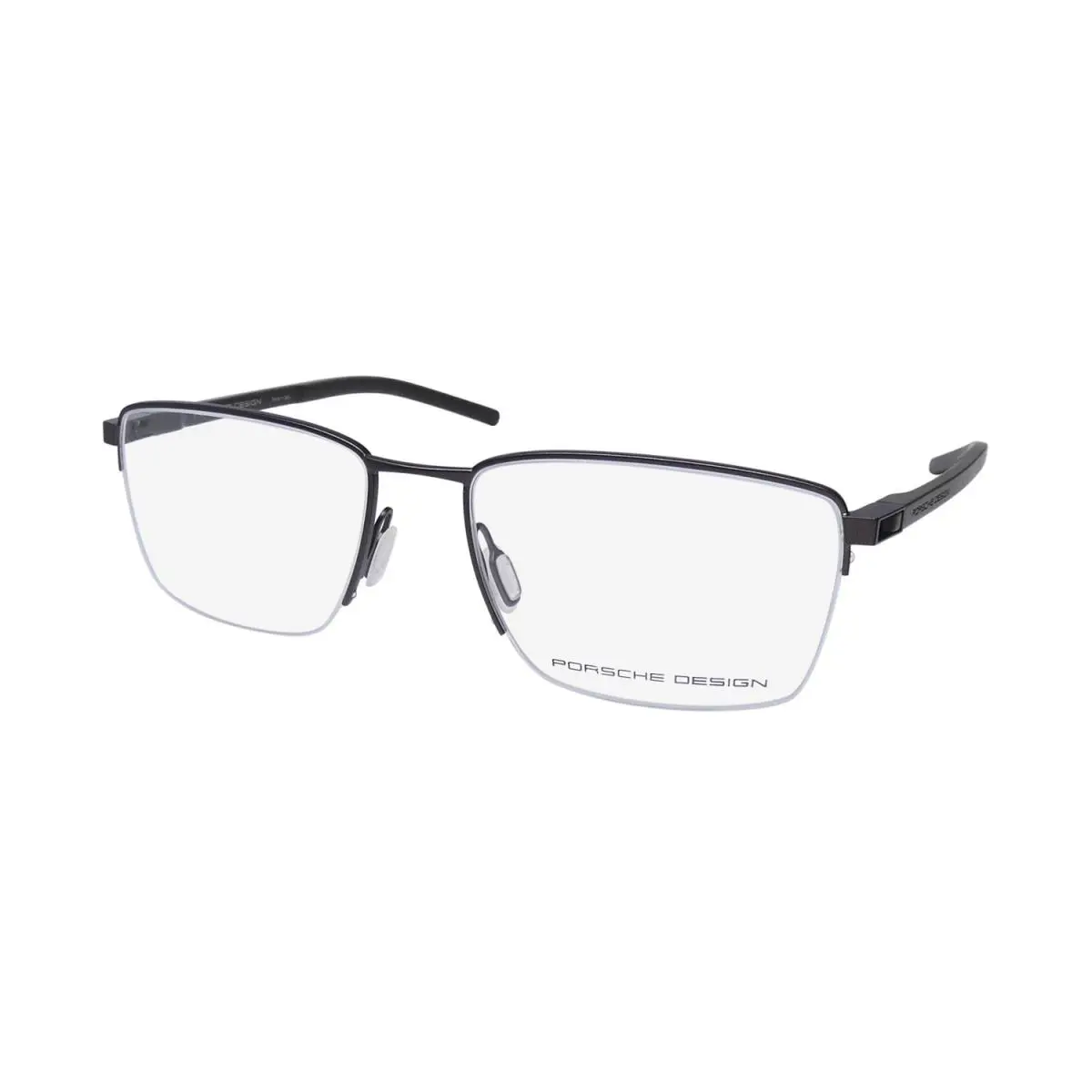 Porsche Design P8757 Eyeglass Frame Green D Italy Half-rim 55-17-140 Metal