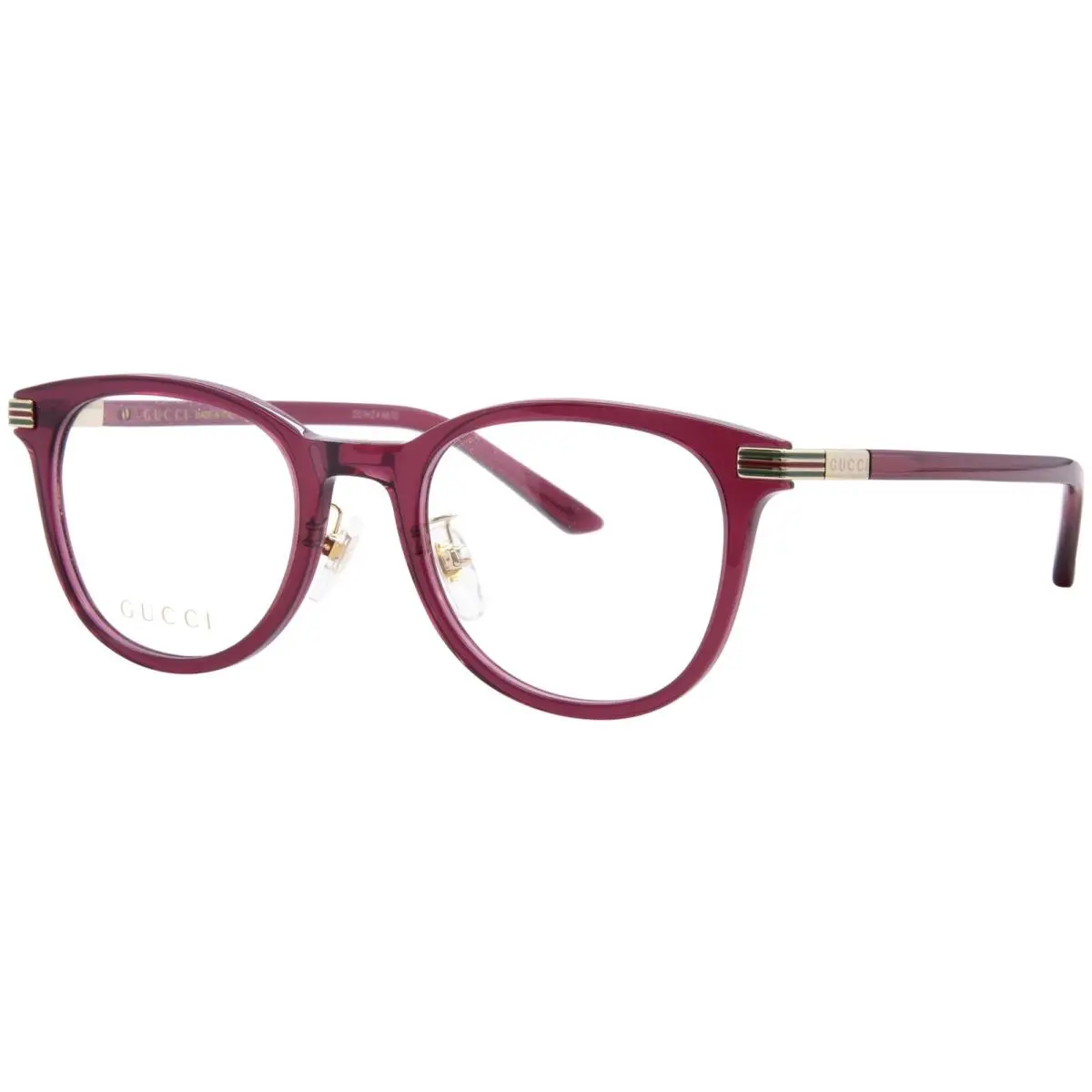 Gucci GG1905OJ 003 Eyeglasses Frame Burgundy Full Rim Round Shape 49mm
