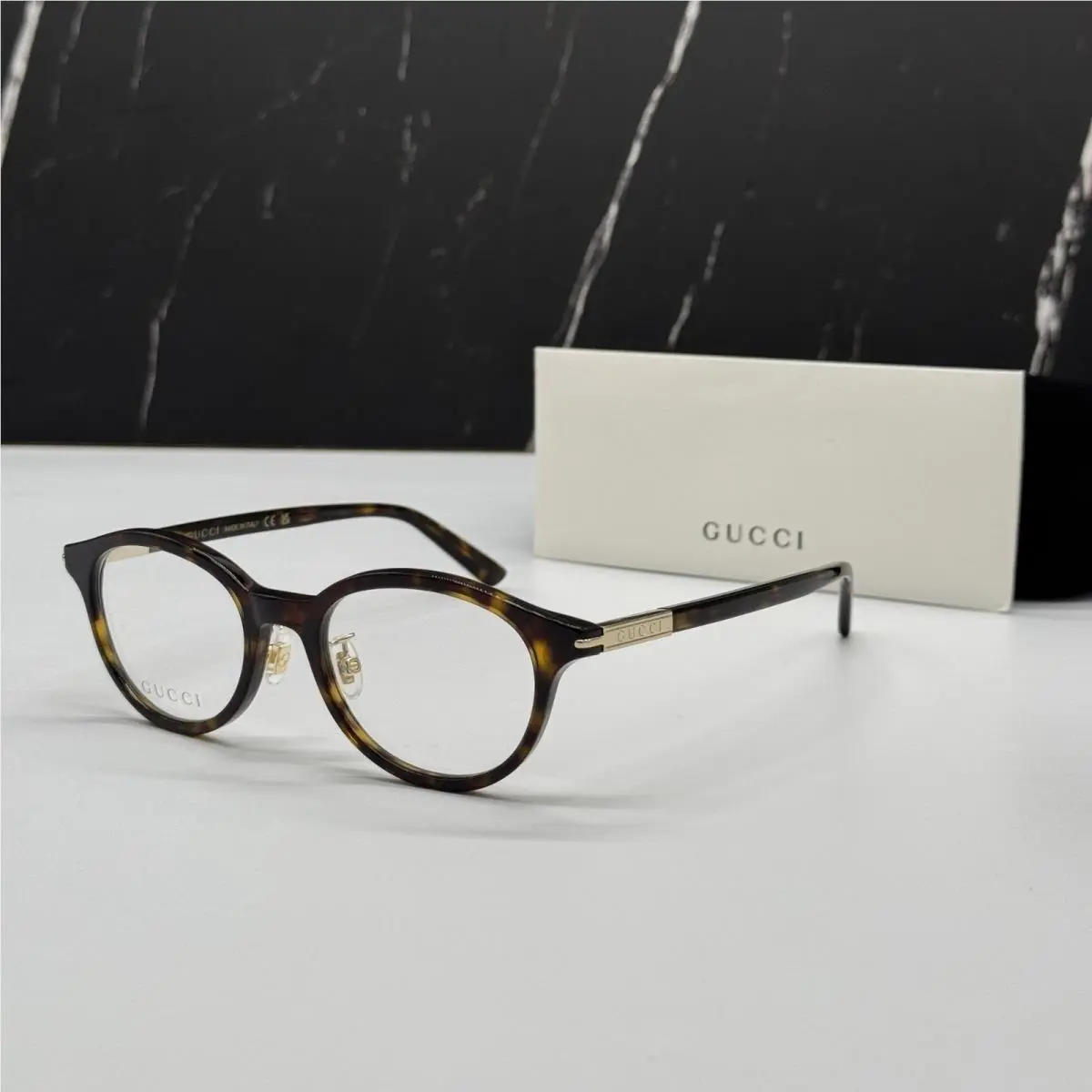 Gucci Eyeglasses GG1507OJ 002 Havana Men Eyewear Gucci