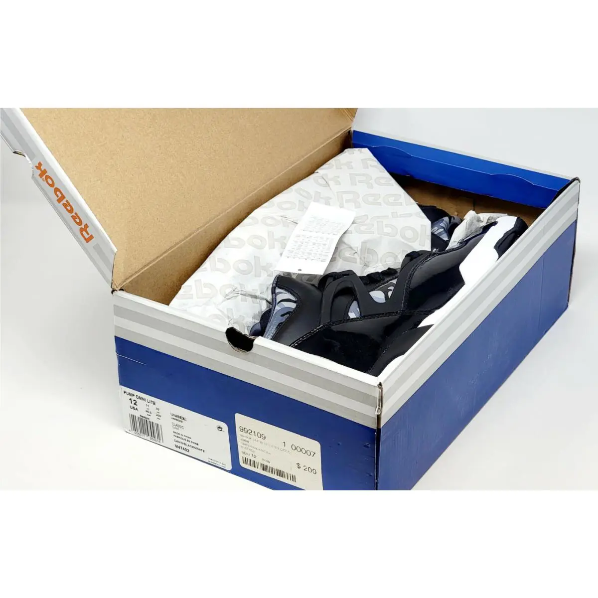 Reebok shoes - Reebok Pump Omni Lite - Pump Omni Lite - M47402 - Black (UPC: 888596603764) 0