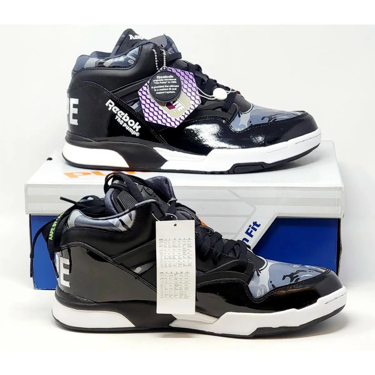 Reebok shoes - Reebok Pump Omni Lite - Pump Omni Lite - M47402 - Black (UPC: 888596603764) 2