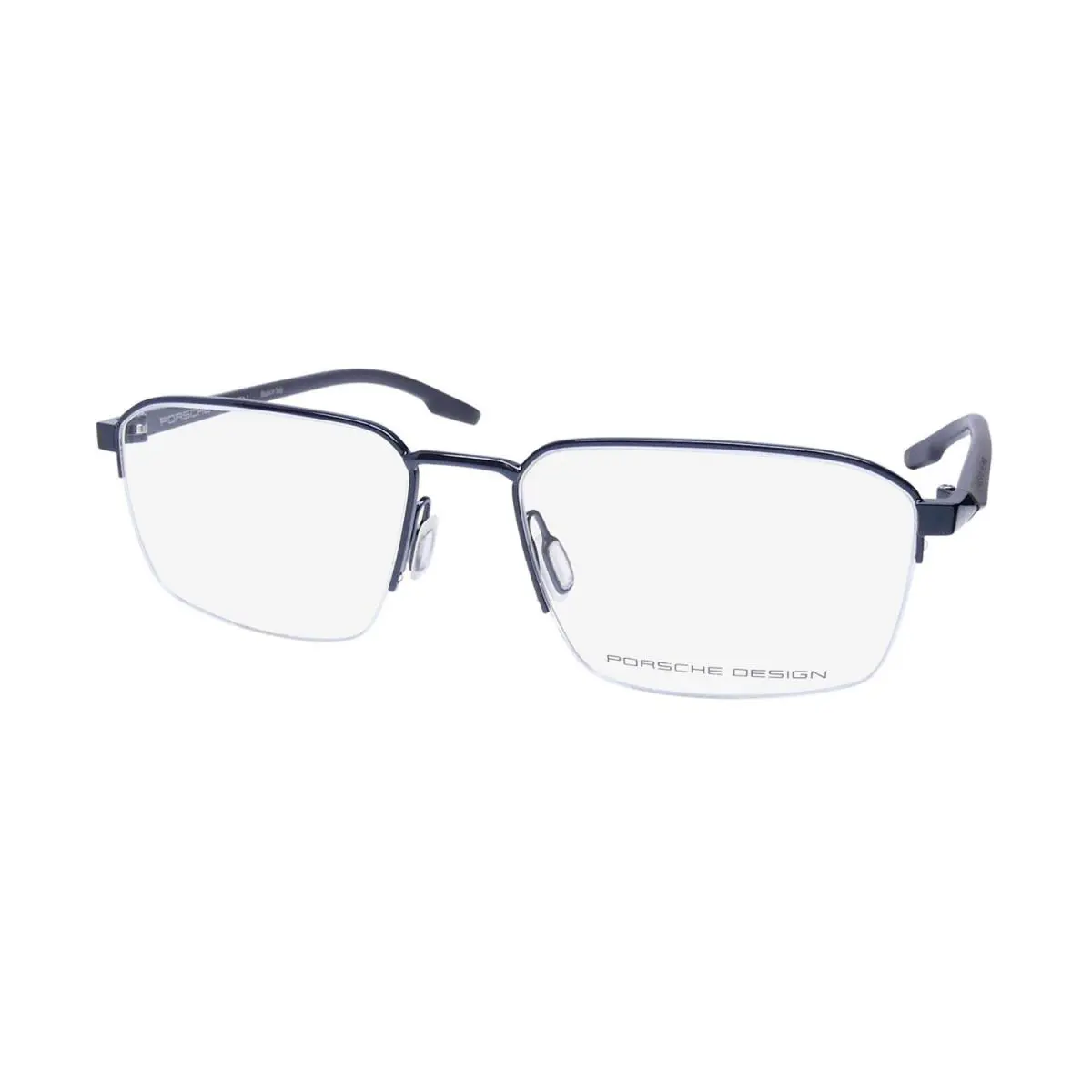 Porsche Design P8763 Eyewear 57-18-145 Half-rim Black Square Mens D Italy