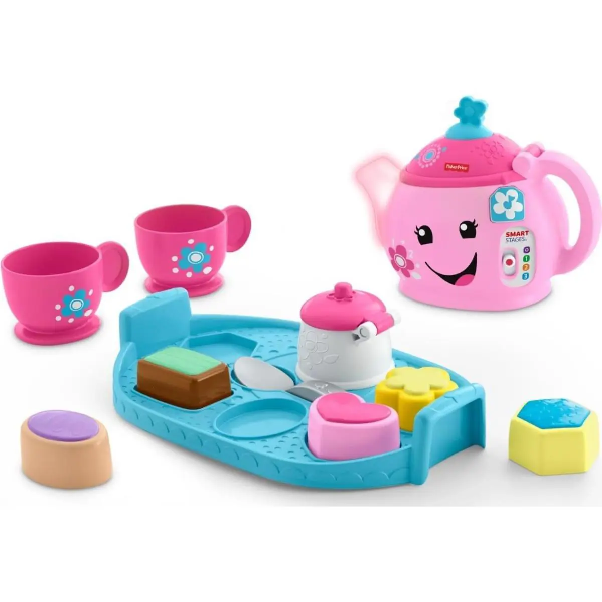 Fisher Price Laugh Learn Sweet Manners Tea Set Interactive Light Up Toy