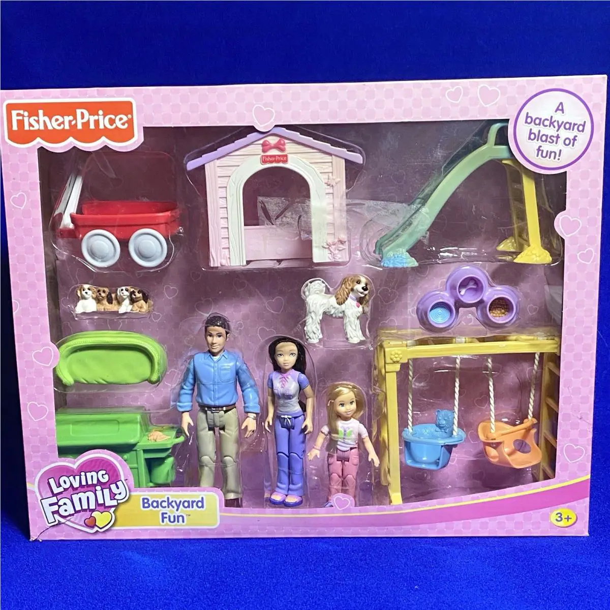 Loving Family Backyard Fun with Mom Dad and Little Girl