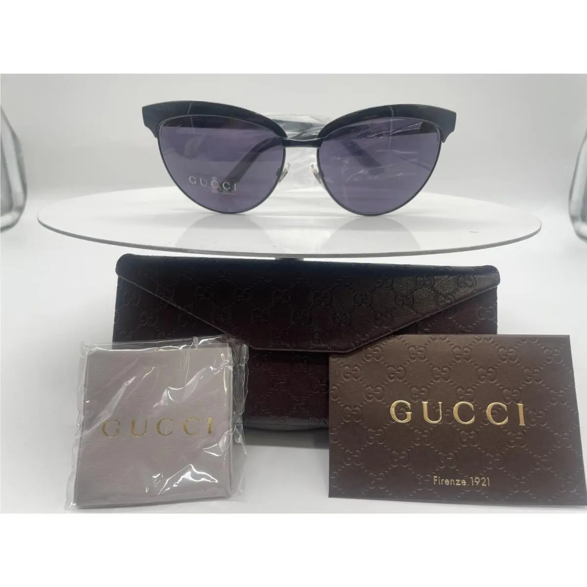 Gucci Cat Eye Sunglasses - GG 4249/S 006BN - 59 15 140 - Rare - Made in Italy
