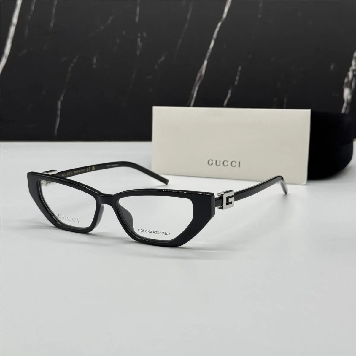 Gucci Eyeglasses GG1683O 001 Women Black Eyewear Gucci