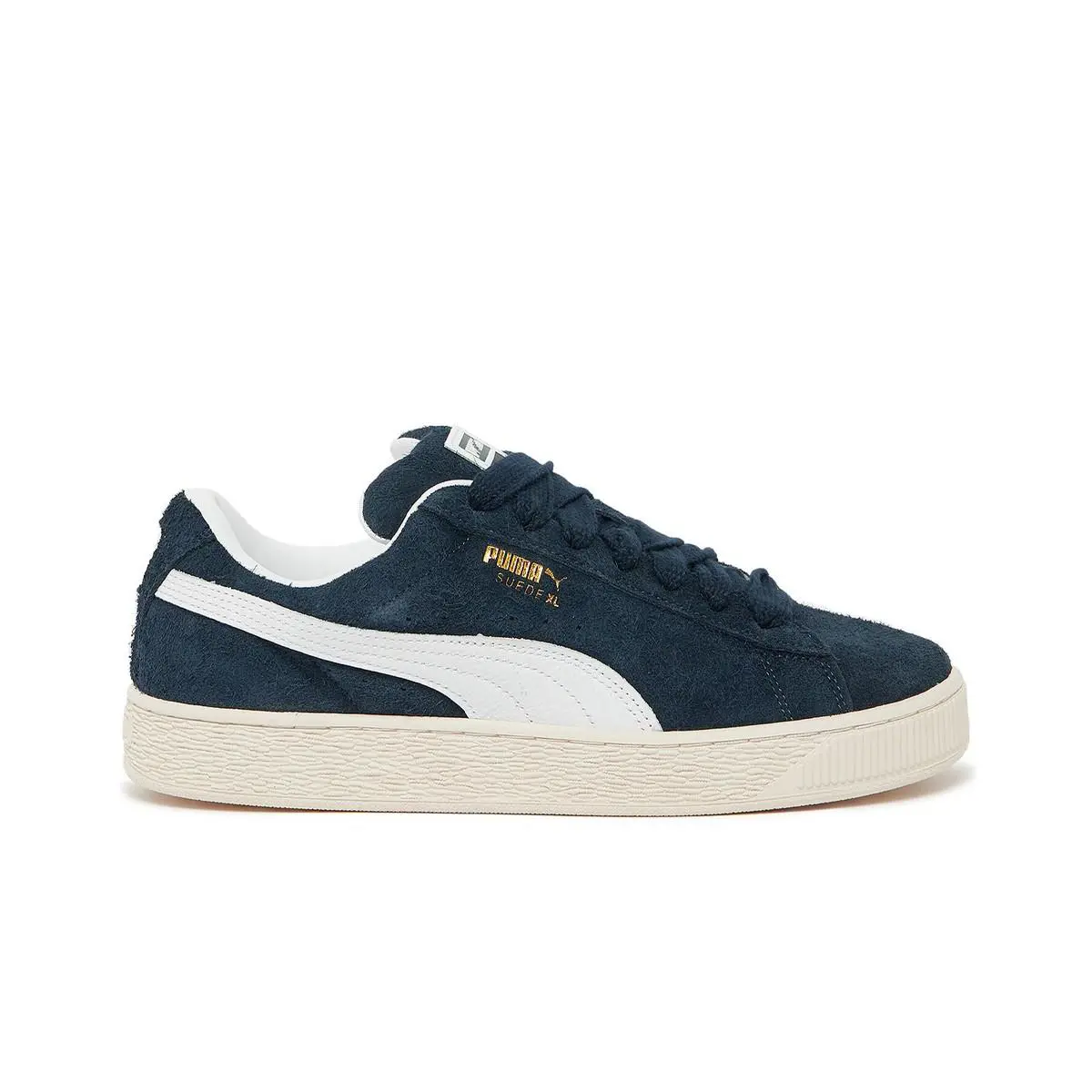 Puma Athletic Shoes Suede XL Hairy Mens Navy 397241 - Club Navy/Frosted Ivory