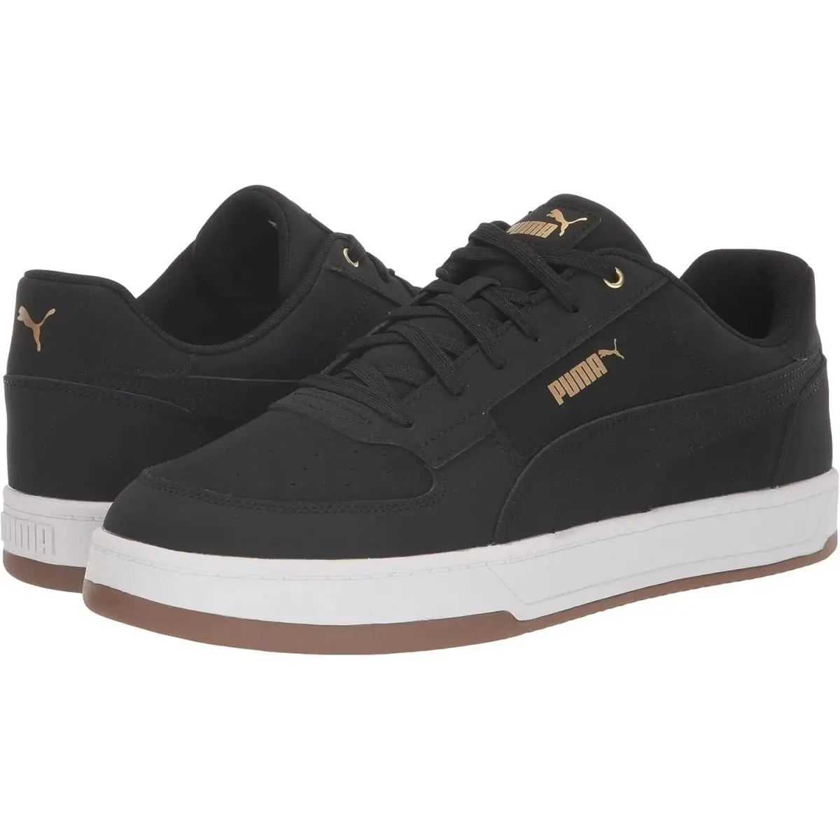Puma Caven 2.0 Buck Casual Shoes Comfort Training Sneaker Men`s 395202 01 - Puma Black/Puma Black
