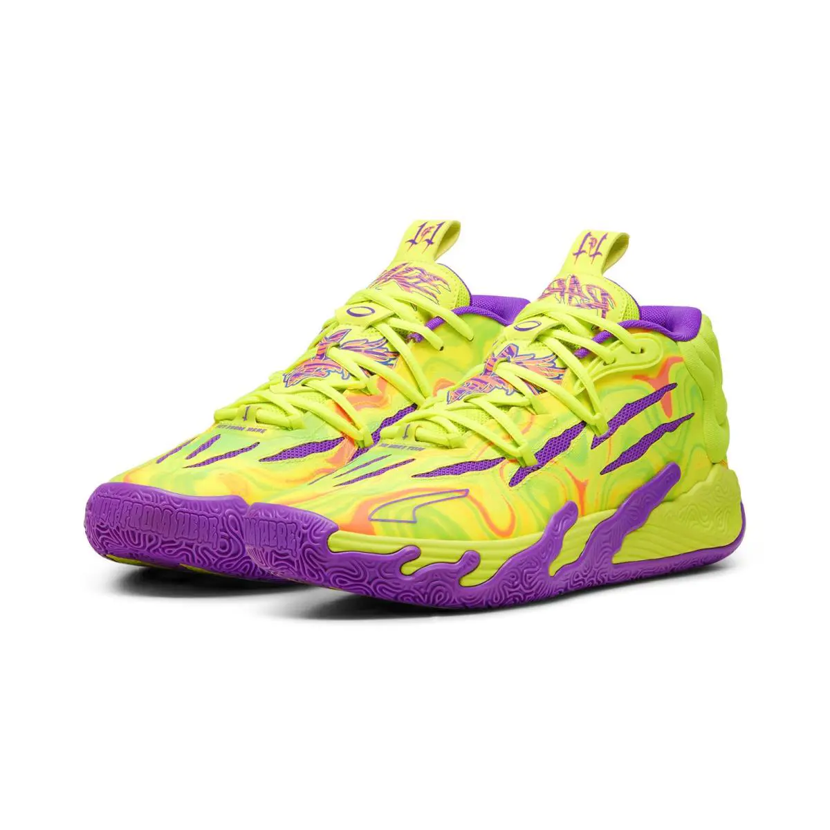 Puma shoes - Puma Lamelo Ball MB.03 Spark - 37989801 - Green 3