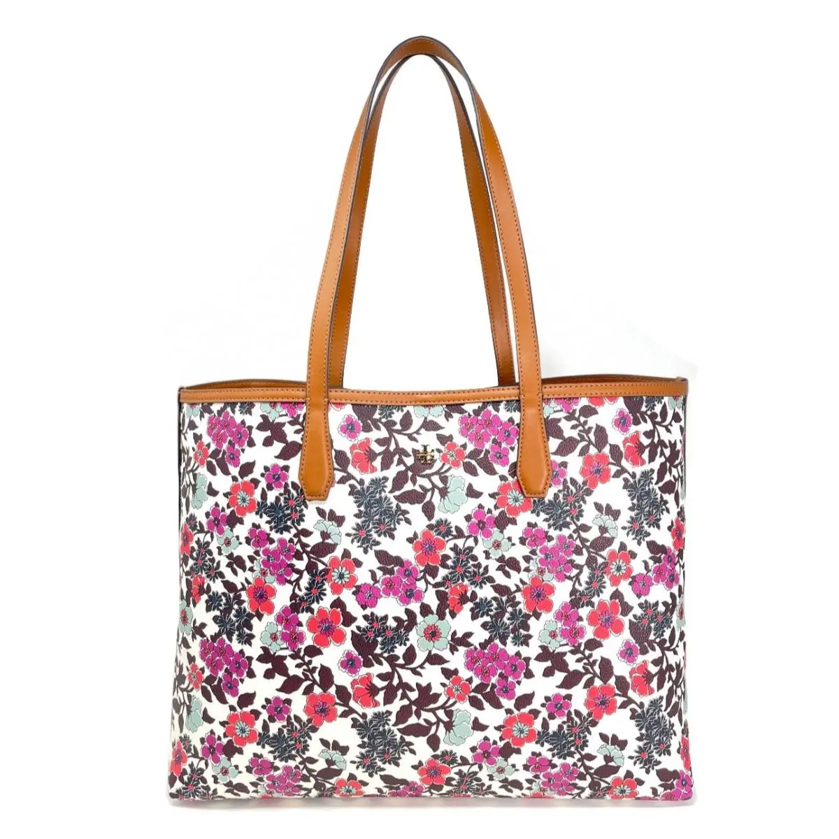Women`s Kerrington Large Tote Bag Wallpaper Floral - 84765 by Tory Burch