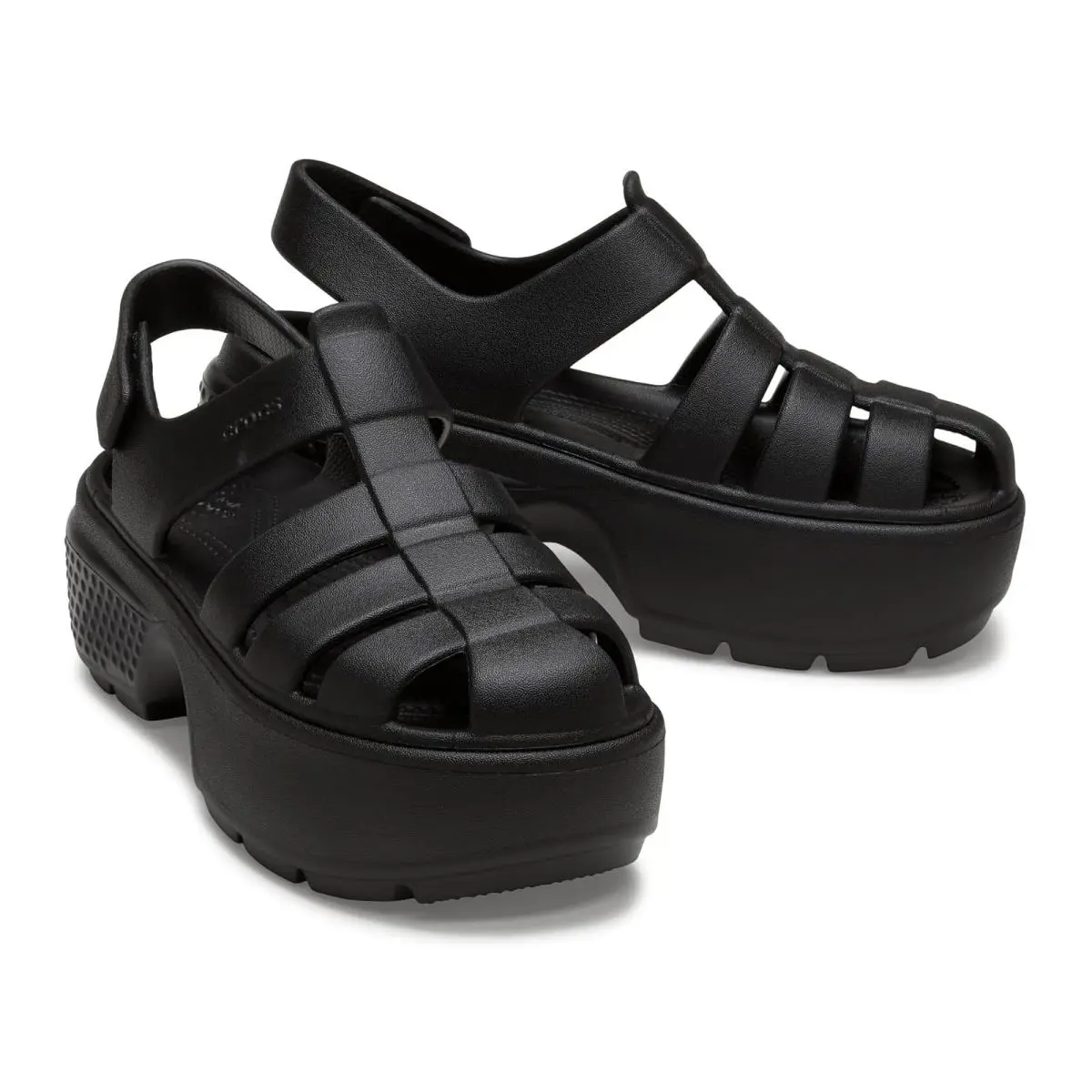 Unisex Heels Crocs Stomp Fisherman Sandal