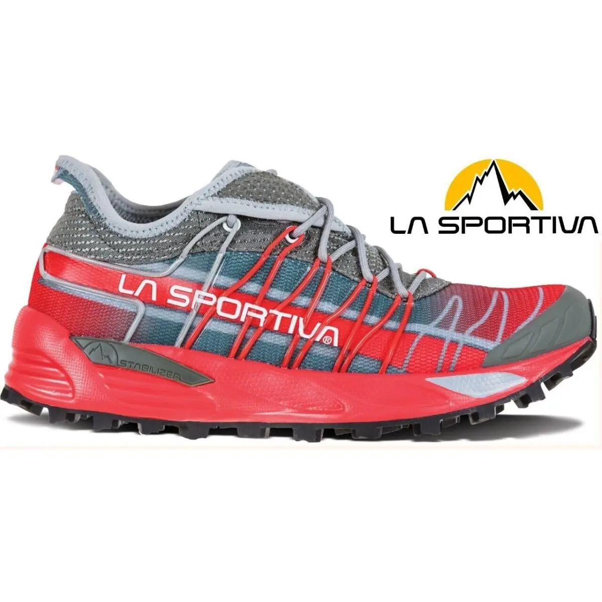 La Sportiva Mutant Aggressive Trail Running Shoes Clay Hibiscus 36.5 Womens 5.5+