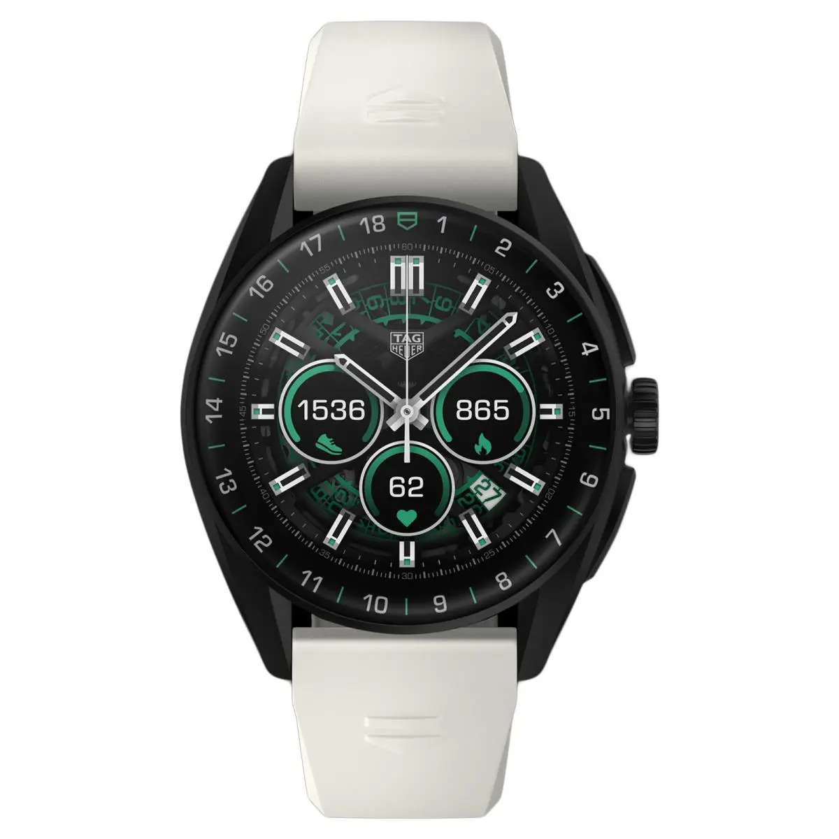 Men`s Connected Golf Digital Dial Watch - SBR8080.EB0284 by Tag Heuer