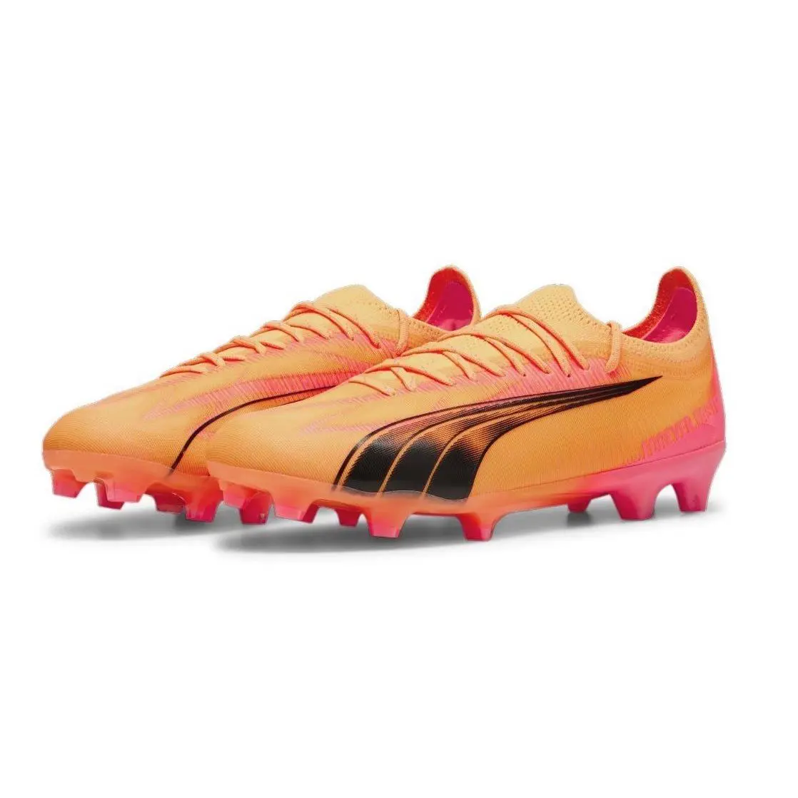 Puma shoes - PUMA Ultra Ultimate FG AG - 107744-03 - Pink, Main: Orange 1