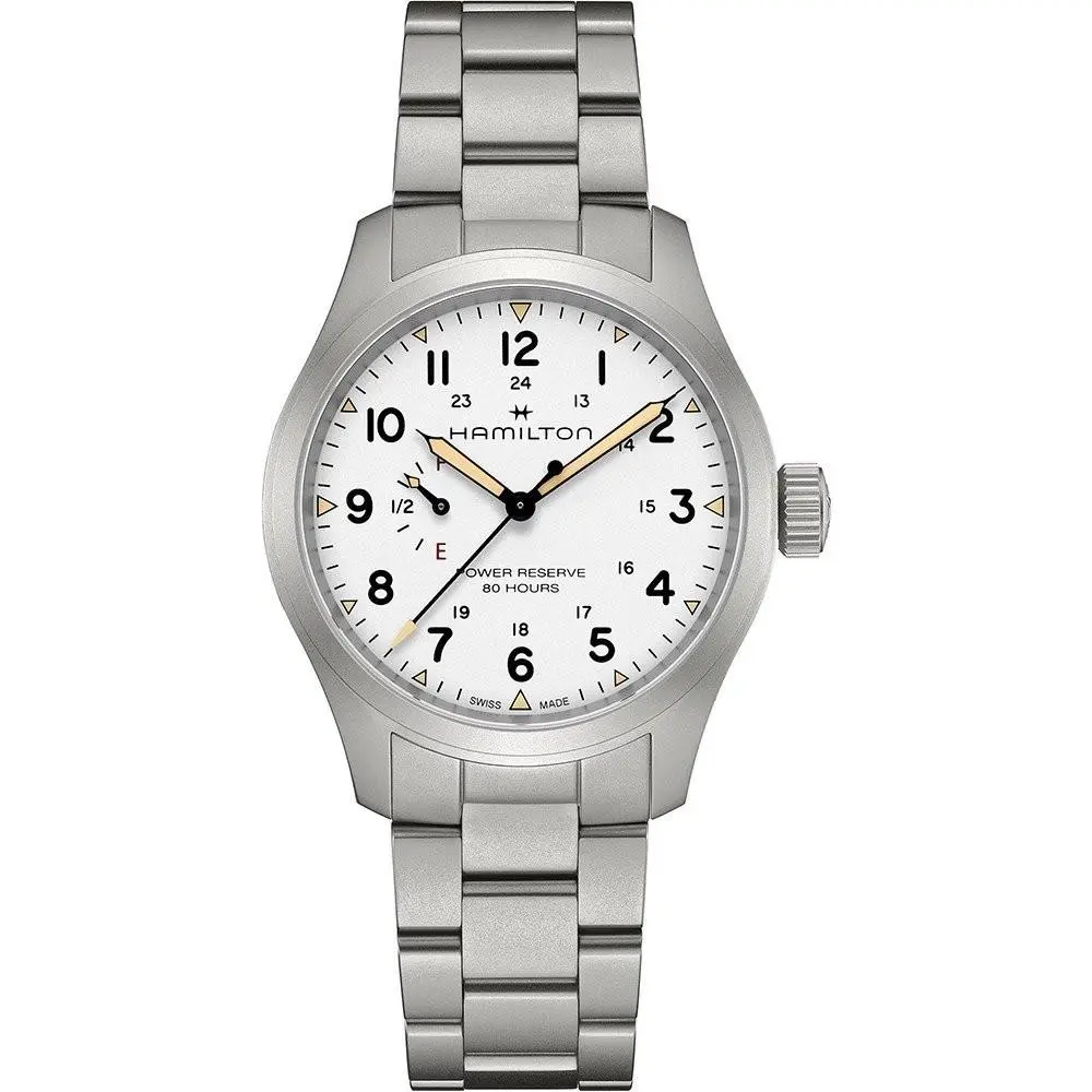 Hamilton Khaki Field 80 Hour Mechanical Power Reserve White 40MM H69509110