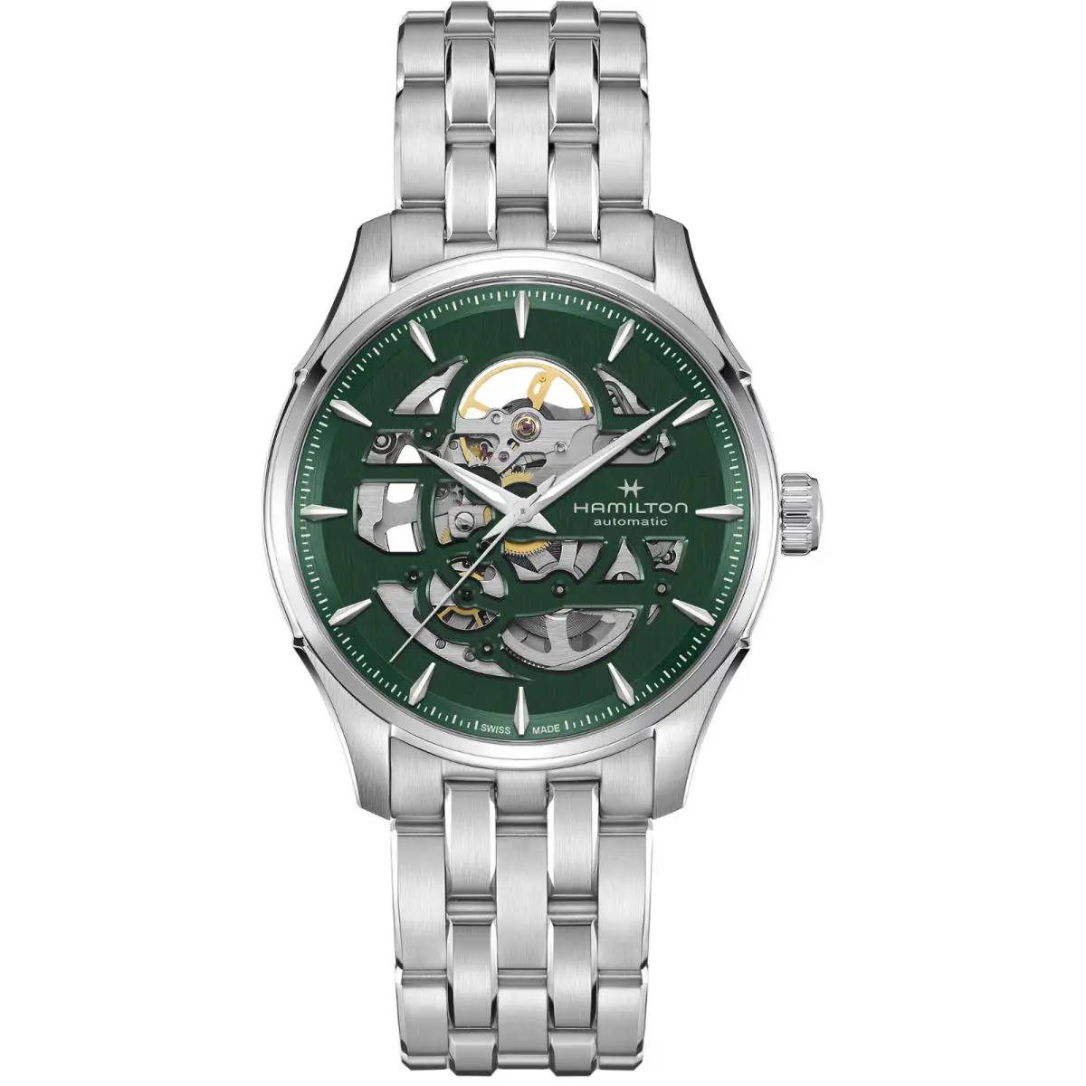 Hamilton Jazzmaster Skeleton Green Dial Men`s Watch H42535160