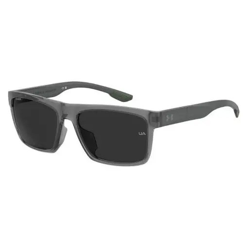 Under Armour UA Acetech/f 63MM9 Grey/grey Polarized Rectangle Men`s Sunglasses