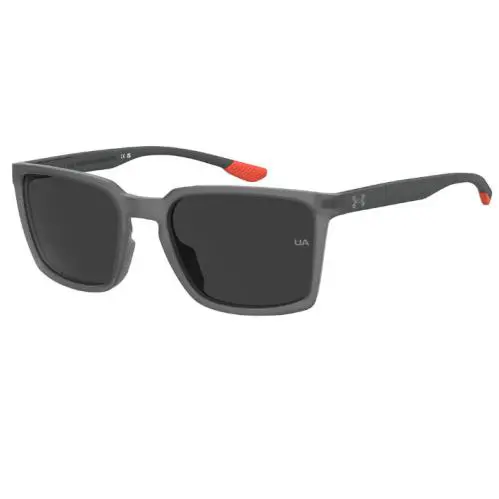 UA Sportate/f 63MIR Cry Grey/ir Grey Square Men`s Sunglasses by Under Armour