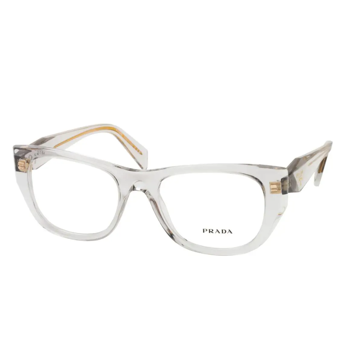 Prada Reading Glasses Vpr A18 12R-1O1 50-19 145 Grey Cat Eye Frames Readers