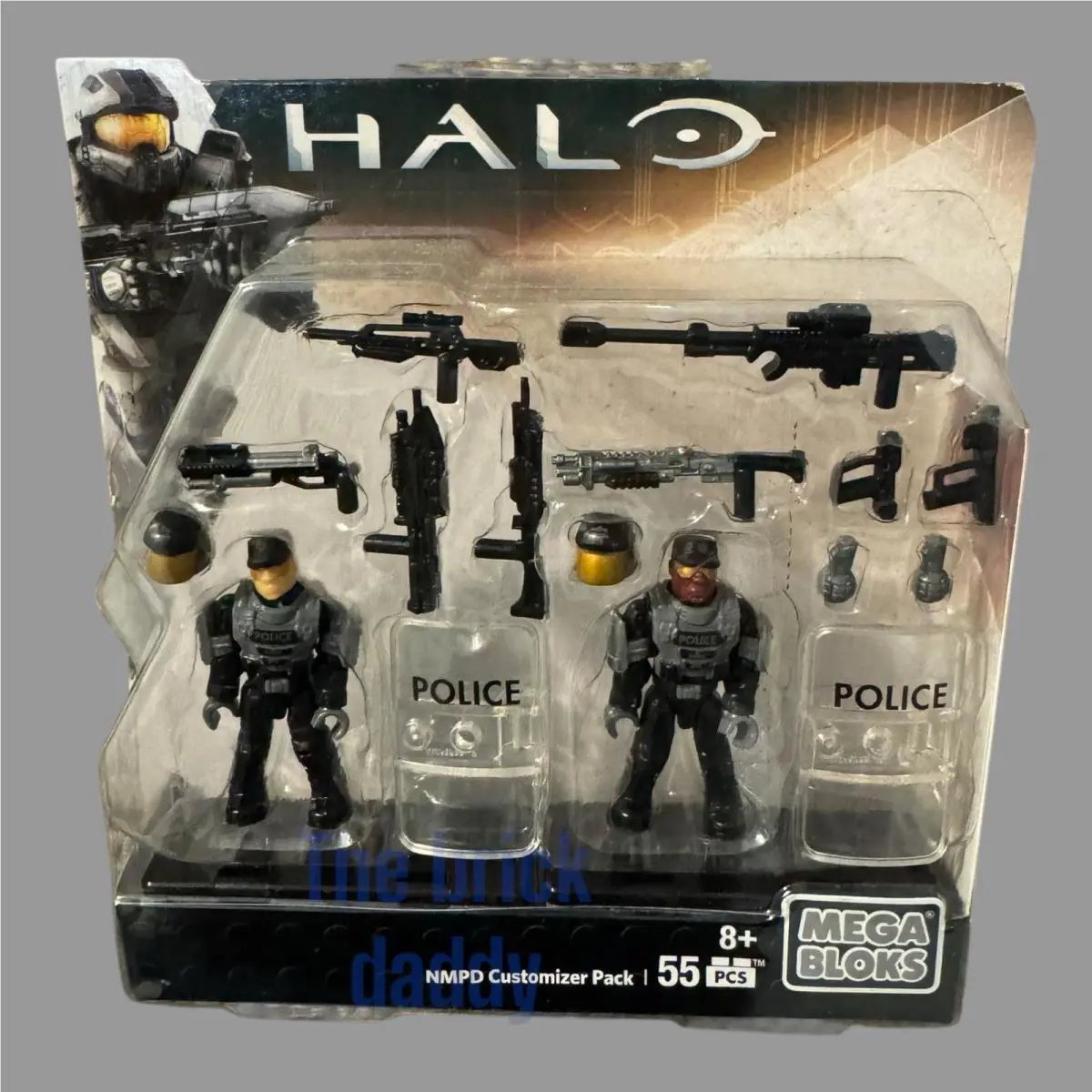Halo Mega Bloks Nmpd Police Customizer Pack Construction Construx Moc