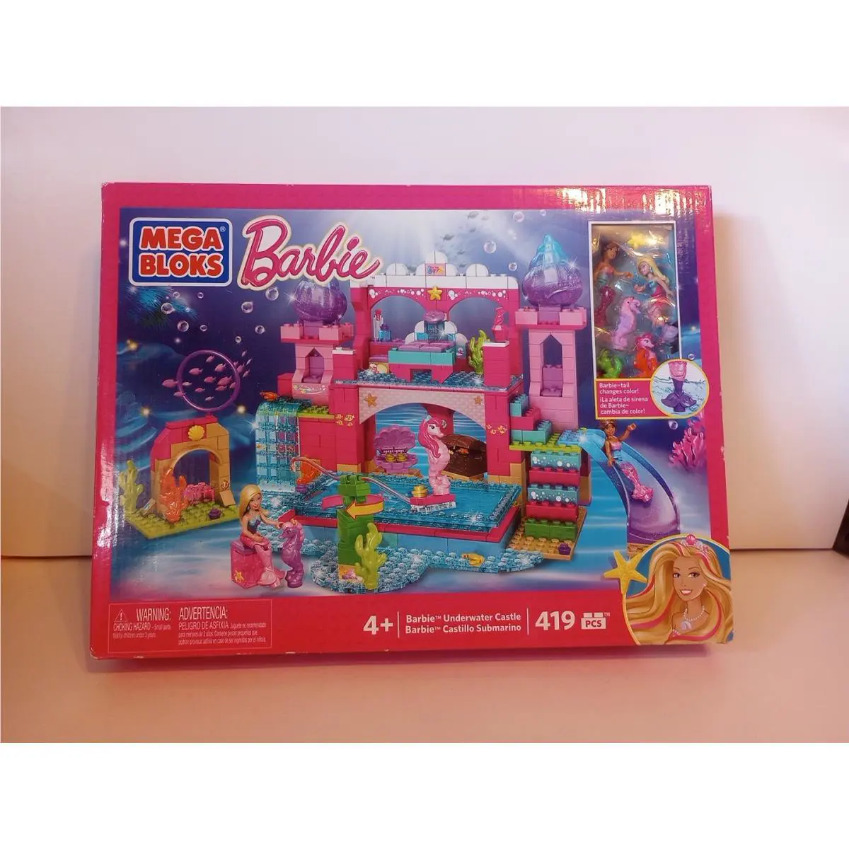 Mega Bloks Barbie`s Build-n-play Underwater Castle 80241