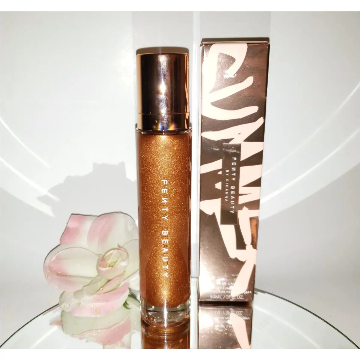 By Rihanna Body Lava Luminizer Highlighter Illuminator 3oz You Pick Cognac Candy by Fenty Beauty