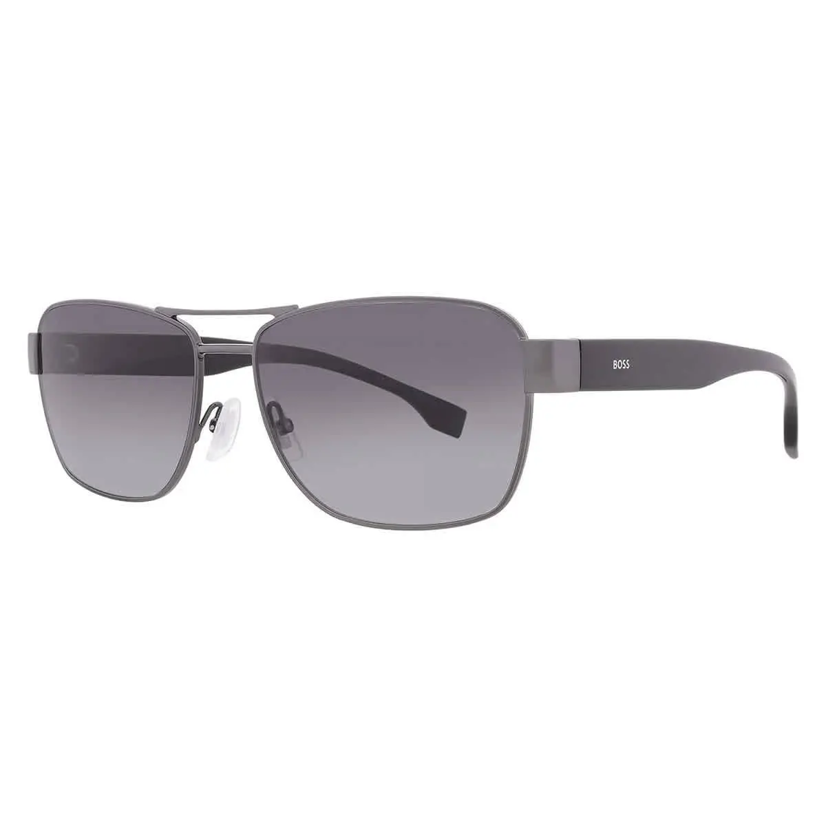 Hugo Boss Polarized Grey Shaded Navigator Men`s Sunglasses Boss 1441/O/S 0ANS/WJ