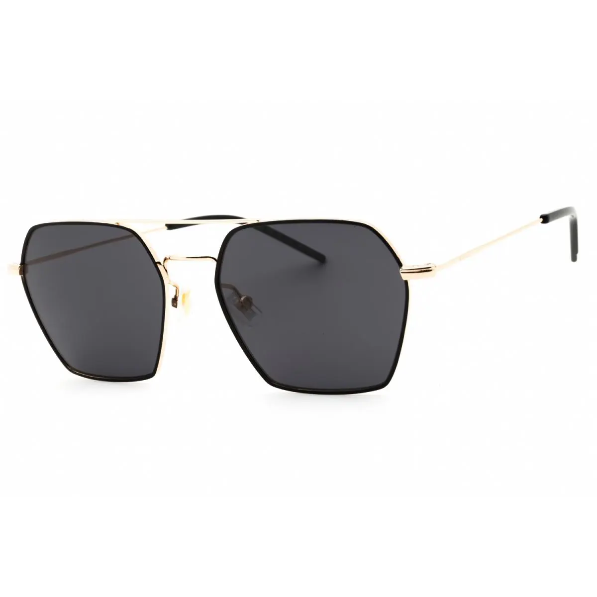 Hugo Boss 1533/S Rhl IR Sunglasses Gold Black Frame Gray Lenses 54mm