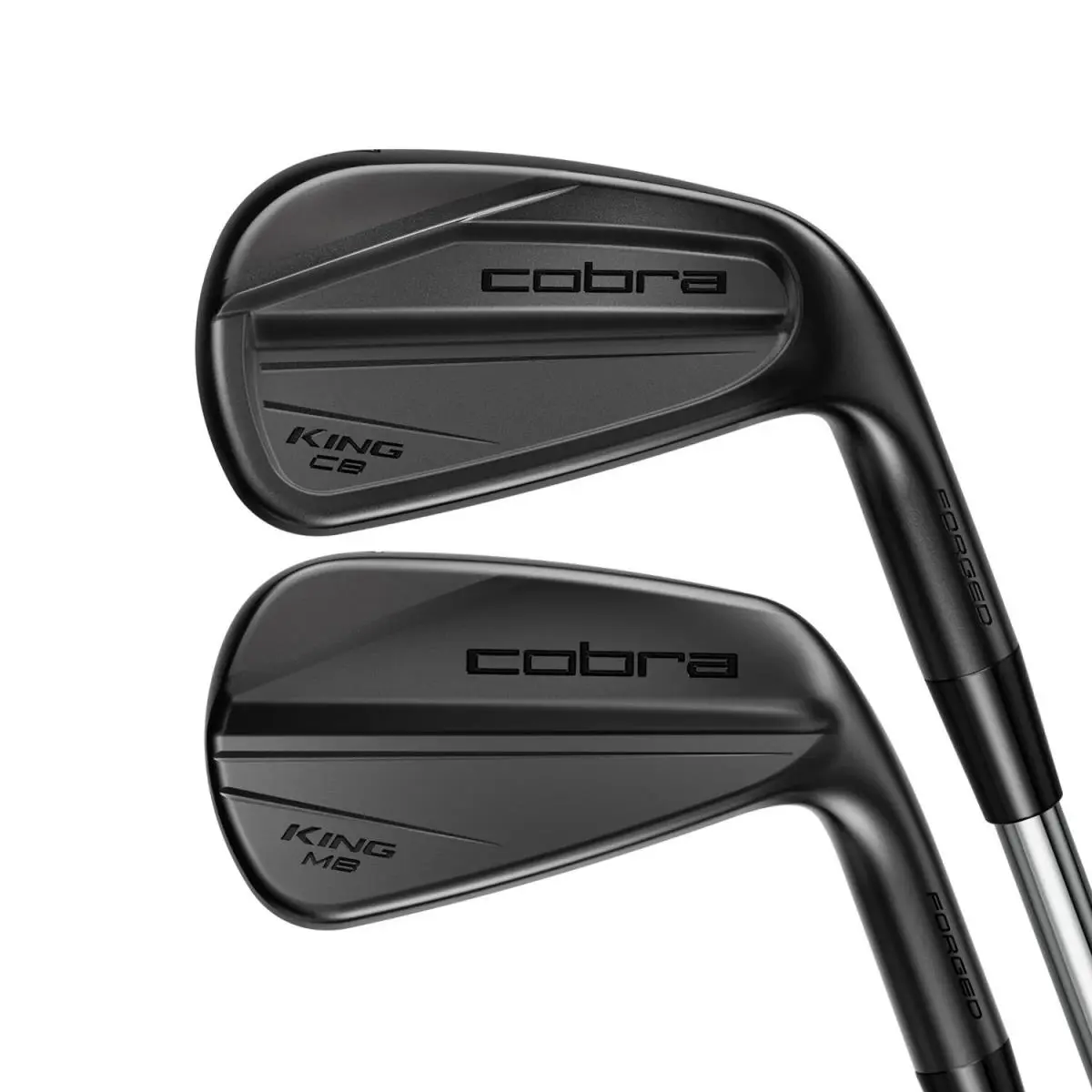 Cobra Combo Cb/mb Black Iron Set Kbs Tour Steel Custom Shaft - Black