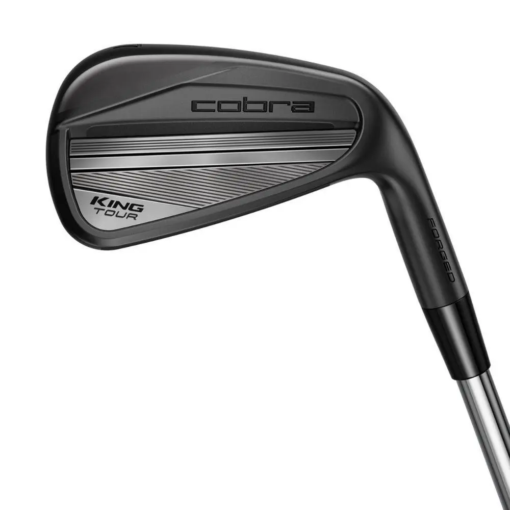 Cobra King Tour Iron Set Black 4-PW Steel Stiff Right Hand