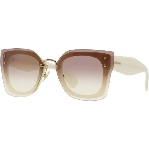 Miu Miu Sunglasses MU04RS 7S31L0 67mm Ivory / Brown Gradient Lens